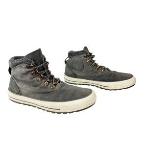 Converse Women 8.5‎ Chuck Taylor All Star Ember Boots Thunder Egret Gray 557934C